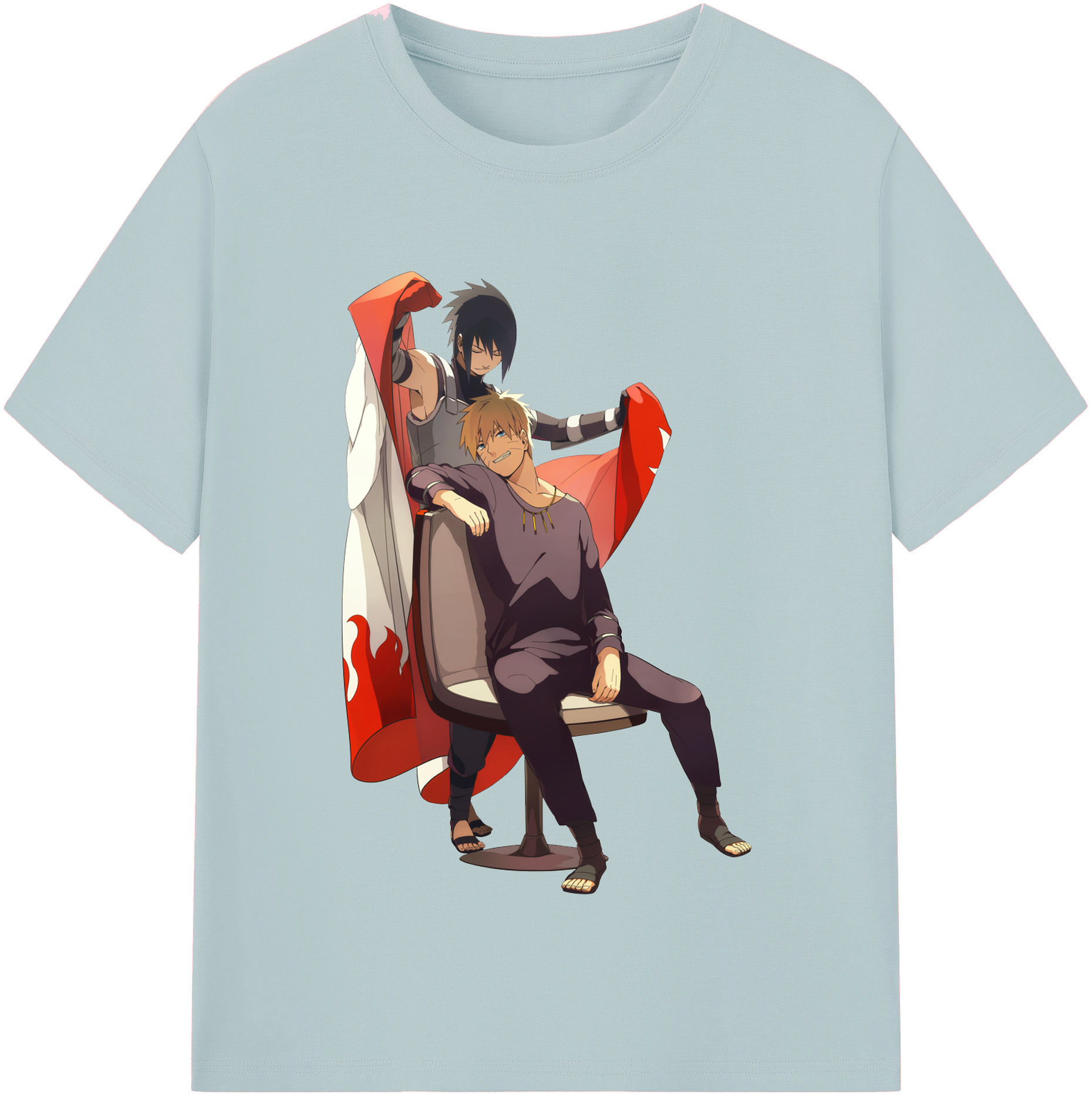 （画像用） NARUTO -ナルト- うずまき ナルト Uzumaki Naruto 綿100％半袖Tシャツ（フロントプリント）